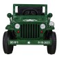 Masinuta electrica Jeep militar retro off road, 4x35W, 12V/7Ah, telecomanda, roti EVA, bluetooth, lumini, 110x56x56 cm, verde Masinuta electrica Jeep militar retro off road, 4x35W, 12V/7Ah, telecomanda, roti EVA, bluetooth, lumini, 110x56x56 cm, verde