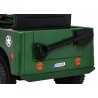 Masinuta electrica Jeep militar retro off road, 4x35W, 12V/7Ah, telecomanda, roti EVA, bluetooth, lumini, 110x56x56 cm, verde