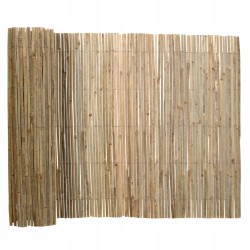 Gard delimitare spatiu, bambus, inaltime 200 cm, latime 300 cm, aspect natural