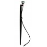 Micro aspersor cu reglare debit, rotire la 360 de grade, varf de 4 mm, negru
