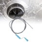 Sarpe pentru desfundat tevile, lungime 3 metri, maner ergonomic, capat in forma de arc Sarpe pentru desfundat tevile, lungime 3 metri, maner ergonomic, capat in forma de arc