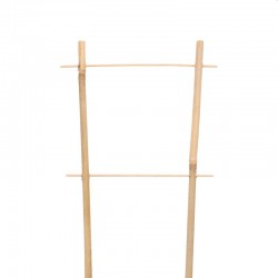Suport pentru plante, din bambus, tip scarita, 4 nivele, inaltime 45 cm