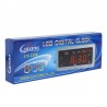 Ceas digital LED, afisaj verde 12/24h, data si temperatura, Caixing