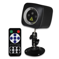 Proiector laser RGB de interior, senzor sunet, 5 moduri, USB, telecomanda