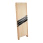 Razatoare pentru legume cu 3 lame otel, lemn natur, 44 x15 cm Razatoare pentru legume cu 3 lame otel, lemn natur, 44 x15 cm