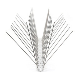 Banda tepi anti pasari, 4 randuri, lungime 50 cm, metal