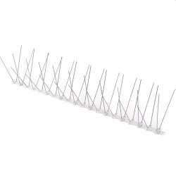 Banda tepi anti pasari, 4 randuri, lungime 50 cm, metal