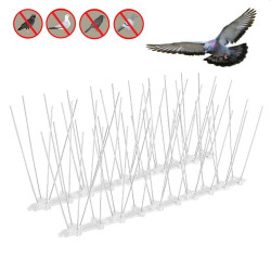 Banda tepi anti pasari, 4 randuri, lungime 50 cm, metal
