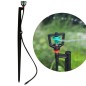 Micro aspersor cu reglare debit, rotire la 360 de grade, varf de 4 mm, negru Micro aspersor cu reglare debit, rotire la 360 de grade, varf de 4 mm, negru