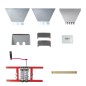Zdrobitor manual pentru fructe, maxim 7 litri, cuva inox, otel Zdrobitor manual pentru fructe, maxim 7 litri, cuva inox, otel