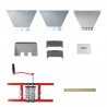 Zdrobitor manual pentru fructe, maxim 7 litri, cuva inox, otel