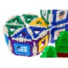 Joc constructie, set 252 blocuri, 4 brazi, autocolante, multiple culori