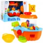 Barca pirat, jucarie baie, prindere cu ventuze, interactiva, multicolor Barca pirat, jucarie baie, prindere cu ventuze, interactiva, multicolor