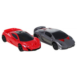 Circuit curse si 2 masini, indicatoare rutiere, 2 controllere, scara 1:43, alimentare la retea