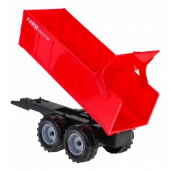 Tractor cu semiremorca si masina de intors fanul, plastic multicolor