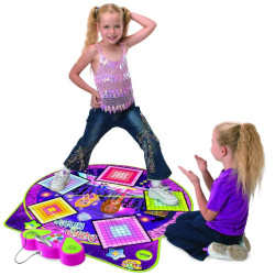 Covoras muzical Twister, 4 melodii, coregrafii de dans, conectare MP3, panou muzical cu afisaj