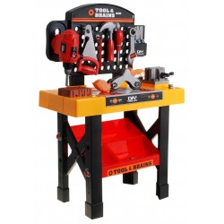 Banc de lucru pentru copii, complet echipat, 50x26x75 cm