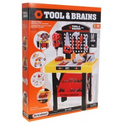 Banc de lucru pentru copii, complet echipat, 50x26x75 cm