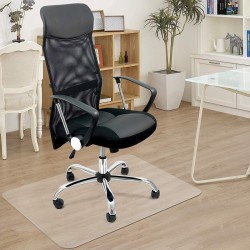 Covoras protectie pardoseala, pentru scaun de birou, 70x100 cm, 0.5 mm, PVC transparent, aspect mat