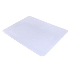 Covoras protectie pardoseala, pentru scaun de birou, 70x100 cm, 0.5 mm, PVC transparent, aspect mat