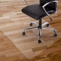 Covoras protectie pardoseala, sub scaunul de birou, 120x90 cm, PVC transparent cu grosime de 0.5 mm