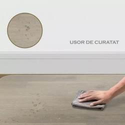 Covoras protectie pardoseala, sub scaunul de birou, 120x90 cm, PVC transparent cu grosime de 0.5 mm