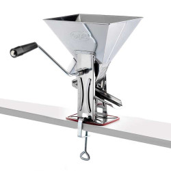 Masina de tocat si stors rosii Velocissima, inox alimentar, fixare pe masa, inaltime 27 cm