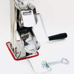 Masina de tocat si stors rosii Velocissima, inox alimentar, fixare pe masa, inaltime 27 cm