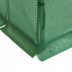 Folie protectie pentru solar de gradina, 6x3x2m, 8 ferestre, PE 140g/mp filtru UV