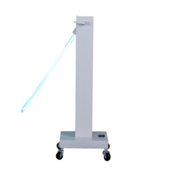 Lampa bactericida 100W, sterilizare UVC si ozon, telecomanda cu timer, 120 mp, portabila, brat mobil