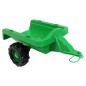 Tractor cu pedale si remorca, verde, 53x143x45 cm, Dolu