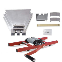 Zdrobitor manual pentru struguri, capacitate 7 litri, cuva inox, 49.6x40.7x24.8 cm