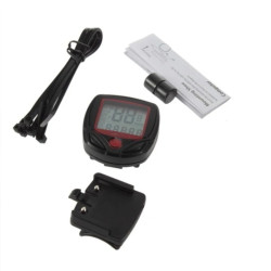 Kilometraj digital pentru bicicleta, 13 functii, display LCD, baterie CR2032