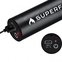 Lanterna Superfire S11-X, 5 W, 170 lm, pana la 160 m, 3 ore functionare, acumulator, negru