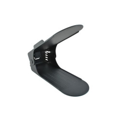 Set 10 organizatoare pentru incaltaminte, inaltime ajustabila, plastic, negru