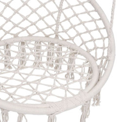 Hamac suspendat, leagan tip cuib cu spatar confortabil, pentru o persoana, interior si exterior, 50x70x100 cm