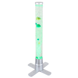 Lampa de podea, 9 LED RGB 0.06W, Mendoza Fish, protectie IP20, plastic transparent