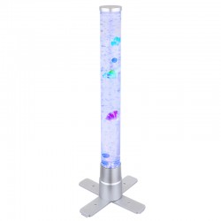 Lampa de podea, 9 LED RGB 0.06W, Mendoza Fish, protectie IP20, plastic transparent