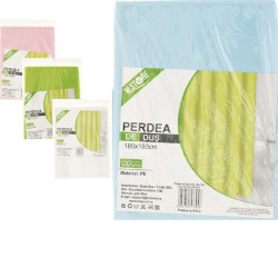 Perdea de dus, diverse culori, 180 x 180 cm, material impermeabil, PEVA