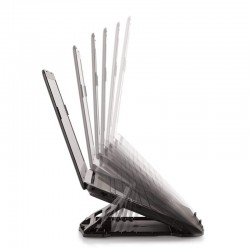 Stand universal pentru laptop, ajustabil in 7 unghiuri diferite, 25.5 x 28 x 1.8 cm, material ABS