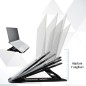 Stand universal pentru laptop, ajustabil in 7 unghiuri diferite, 25.5 x 28 x 1.8 cm, material ABS