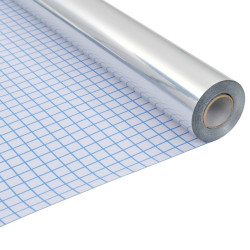 Folie autocolanta efect oglinda difuza, 50x200 cm, decor geam sau mobila