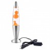 Lampa decorativa Lava Orange, 30W, inaltime 41 cm, alimentare priza