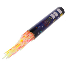 Betisoare bratari luminoase glow sticks, diverse culori, set 100 bucati