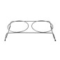 Set 2 boluri pentru animale, baza anti-alunecare, otel inoxidabil, 39 x 17.5 x 9 cm