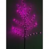 Decoratiune copac luminos, alimentare baterii, 70 led-uri flori roz