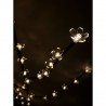 Decoratiune luminoasa pentru craciun, copac cu 72 led-uri flori, lumina alb cald, 150 cm
