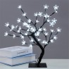 Decoratiune luminoasa tip veioza, model arbore, inaltime 47 cm, alimentare baterii