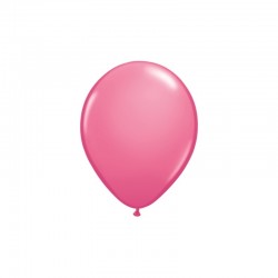 Set 12 baloane roz, material latex, forma ovala, umflare cu aer sau heliu