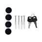 Cutie postala otel galvanizat, spatiu ziare si pliante, 2 chei inchidere, accesorii montare Cutie postala otel galvanizat, spatiu ziare si pliante, 2 chei inchidere, accesorii montare